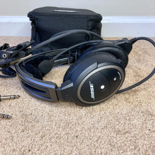 Certified Pre-Owned Bose A20 ANR Aviation Headset Dual GA Plug With Bluetooth